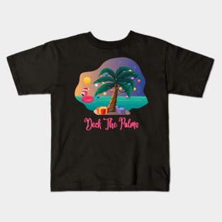 Deck the Palms Kids T-Shirt